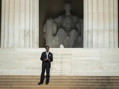 Colman Domingo as Bayard Rustin in&nbsp;Rustin,&nbsp;a new film directed by George C. Wolfe