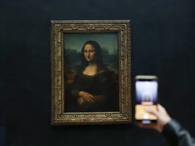 The&nbsp;Mona Lisa is the most popular painting at the Louvre in Paris.