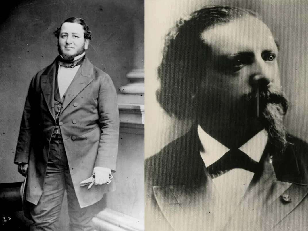 Judah Benjamin (left) and Edward Selig Salomon (right)