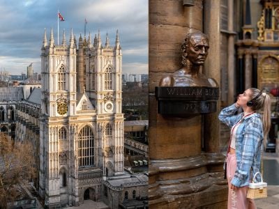 &ldquo;It could take you a lifetime, or several lifetimes, to learn the history here,&rdquo; says one member of the abbey staff. Left, the West Towers, completed in 1745.